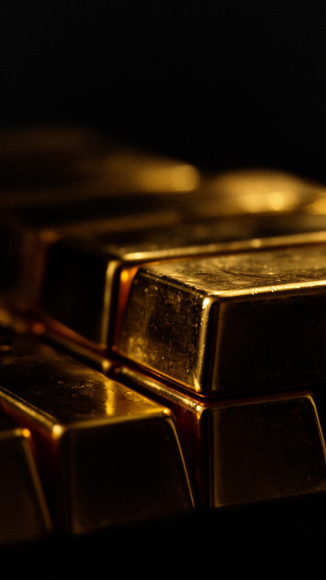 Precious metals close-up